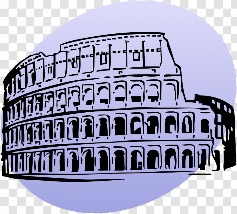 Colosseum Roman Forum Ancient Rome Clip Art - Landmark Transparent PNG