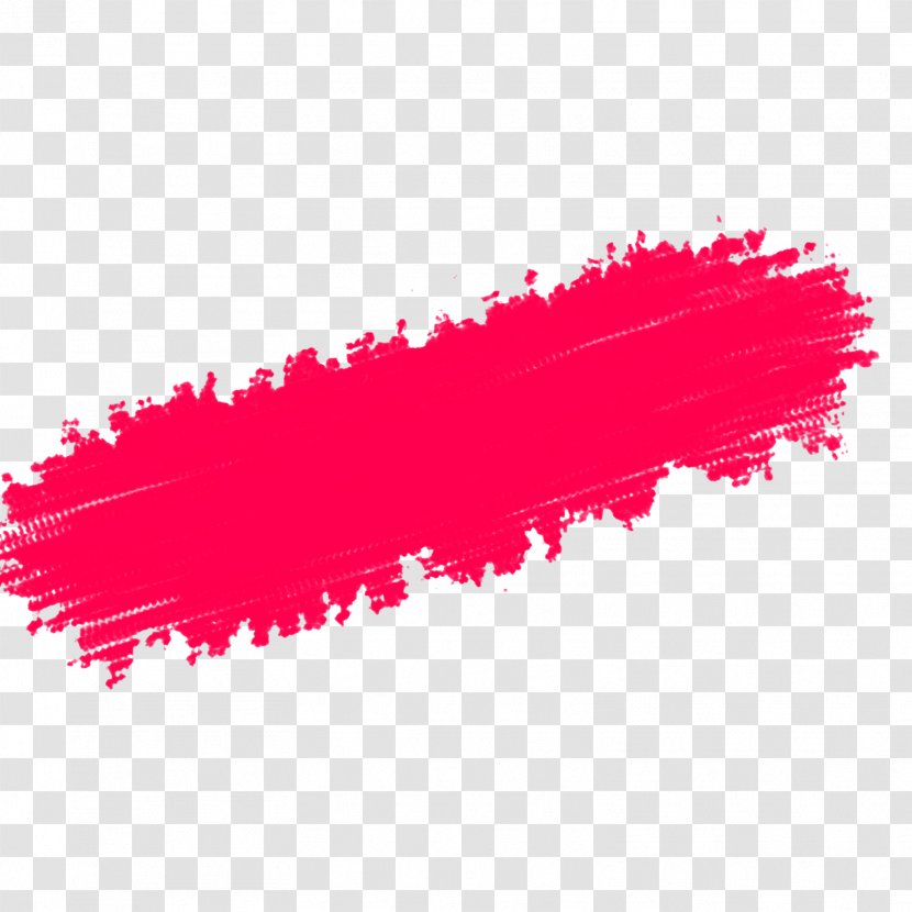 Magenta Email Blog Brush Pink M - Watercolor Stroke Transparent PNG