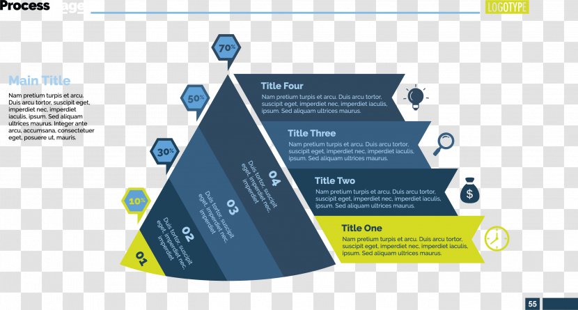 Template Chart Clip Art - Line - Creative Pyramid Information Transparent PNG