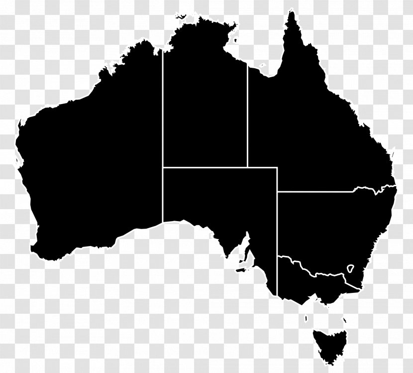 BCF Ultrasound Australasia Vector Map - Australia Transparent PNG
