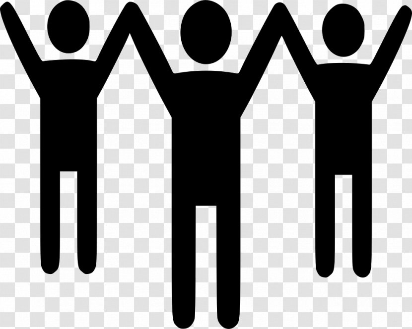 Team Building Clip Art - Teamwork - Monochrome Transparent PNG