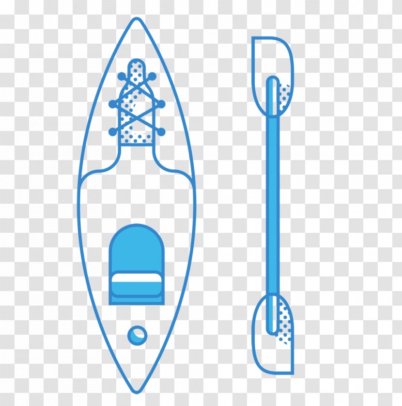 Paddle Boat Rowing Kayak - Canoeing And Kayaking - Oars Simple Pen Transparent PNG