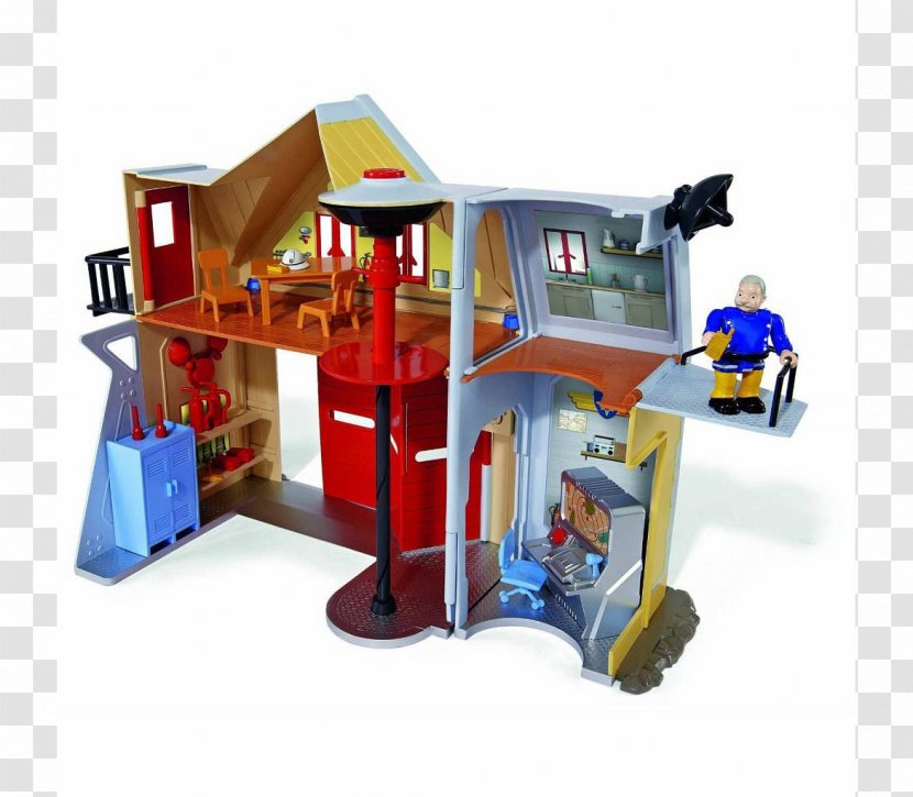 Fire Station Firefighter Simba Fireman Sam Engine Toy - Playset Transparent PNG