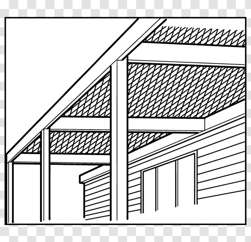 Architecture House Drawing Facade - Mesh Shading Transparent PNG