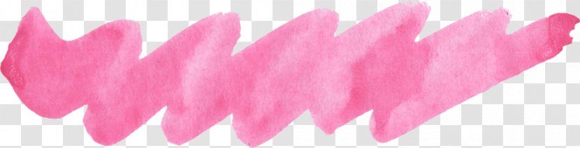 Watercolor Painting Transparent Wheel Brush Pink - Emoji - Stroke Transparent PNG