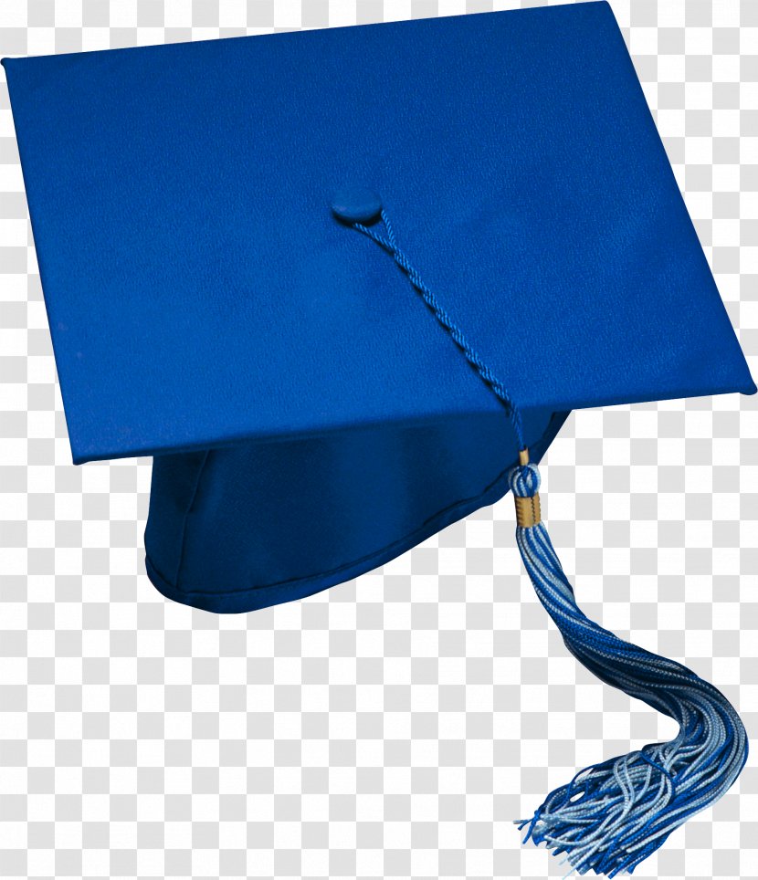Mulenge Diploma Graduation Ceremony Clip Art - Electric Blue - Hat Transparent PNG