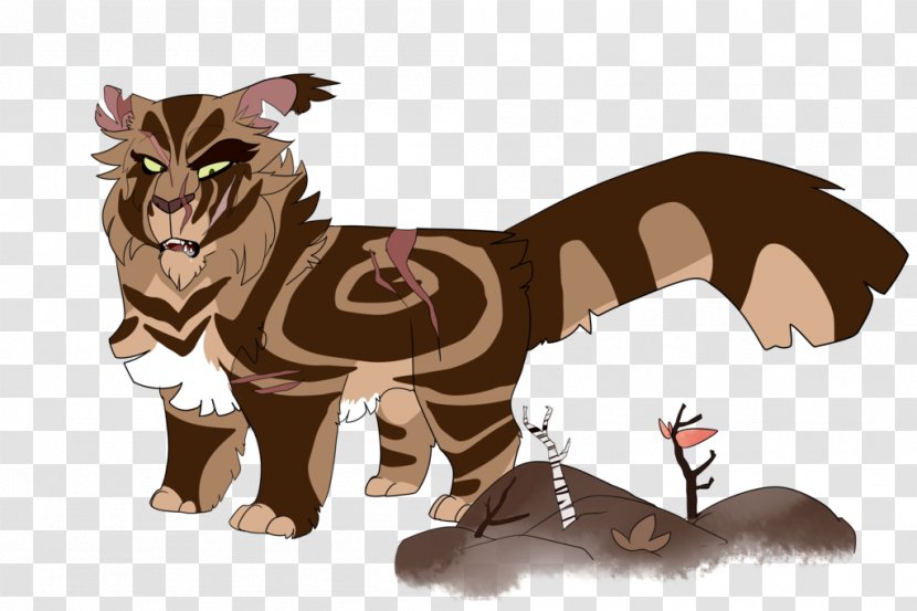 Cat Warriors Crookedstar Mapleshade Tiger - Fauna Transparent PNG