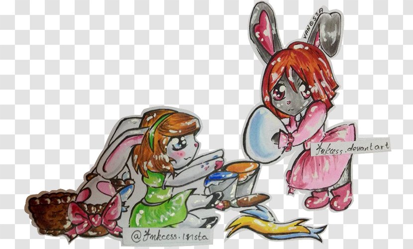 Easter Bunny Horse Fiction Cartoon - Tree Transparent PNG