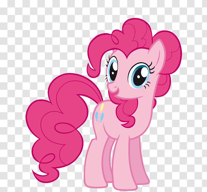 Pinkie Pie Rainbow Dash Pony Greeting & Note Cards Birthday - Cartoon Transparent PNG