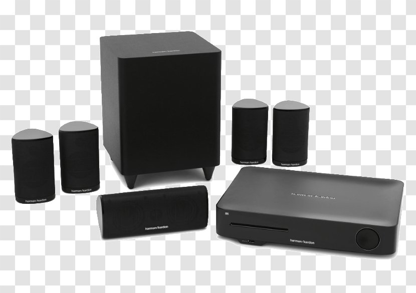 Harman Kardon BDS 635 Home Cinema System Blu-ray Disc Theater Systems 5.1 Surround Sound - Loudspeaker Transparent PNG