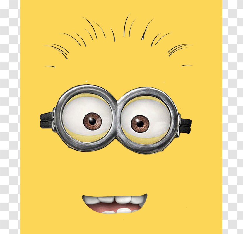 Dave The Minion Minions Despicable Me Moustache Comedy - Shop Smile Transparent PNG