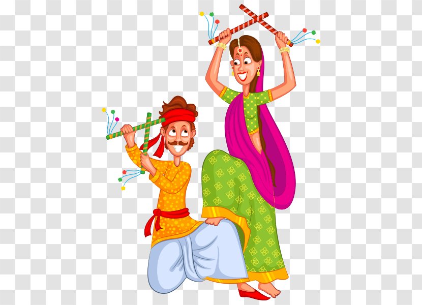 Dandiya Raas Garba Dance - Happiness - Şener Şen Transparent PNG
