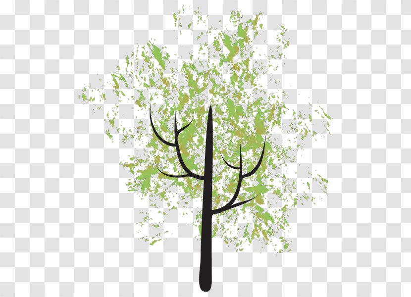 Watercolor Painting Drawing Trees - Twig Transparent PNG