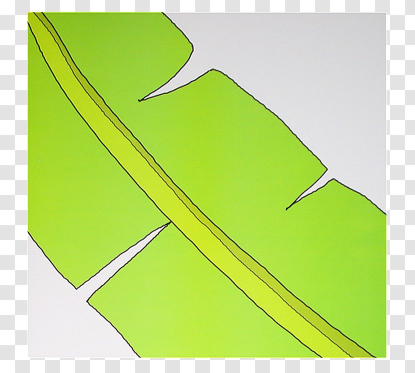 Green Yellow Rectangle - Banana Leaves Transparent PNG