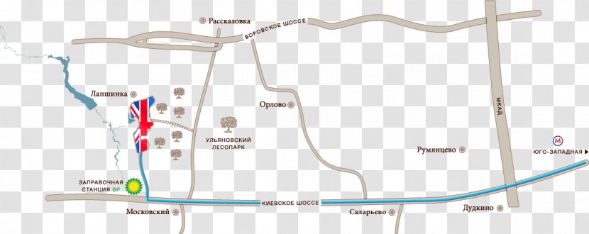 Moskovskoye Shosse Moscow Ring Road Map Kiyevskoye - Diagram - Gps Location Transparent PNG