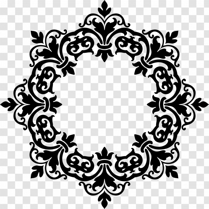 Damask Picture Frames Clip Art - Symmetry Transparent PNG