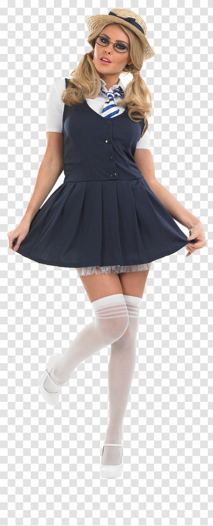 St Trinian's School Costume Party Dress - Flower - Uniform Transparent PNG