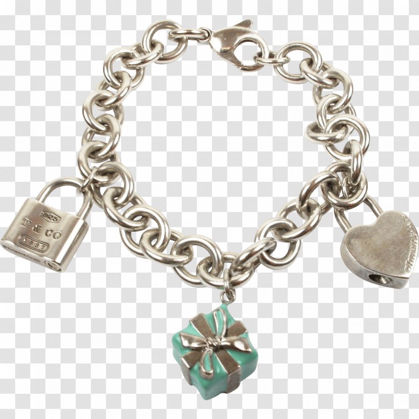 Charm Bracelet Tiffany & Co. Jewellery Necklace - Sterling Silver Transparent PNG