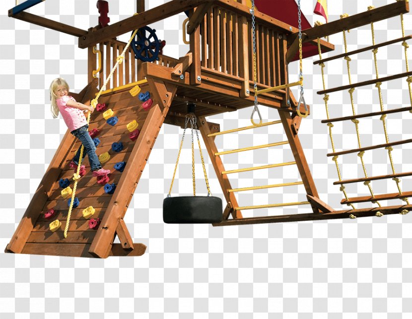 Backyard Discovery Tucson Cedar Swing Set Playground Somerset - Slide Transparent PNG