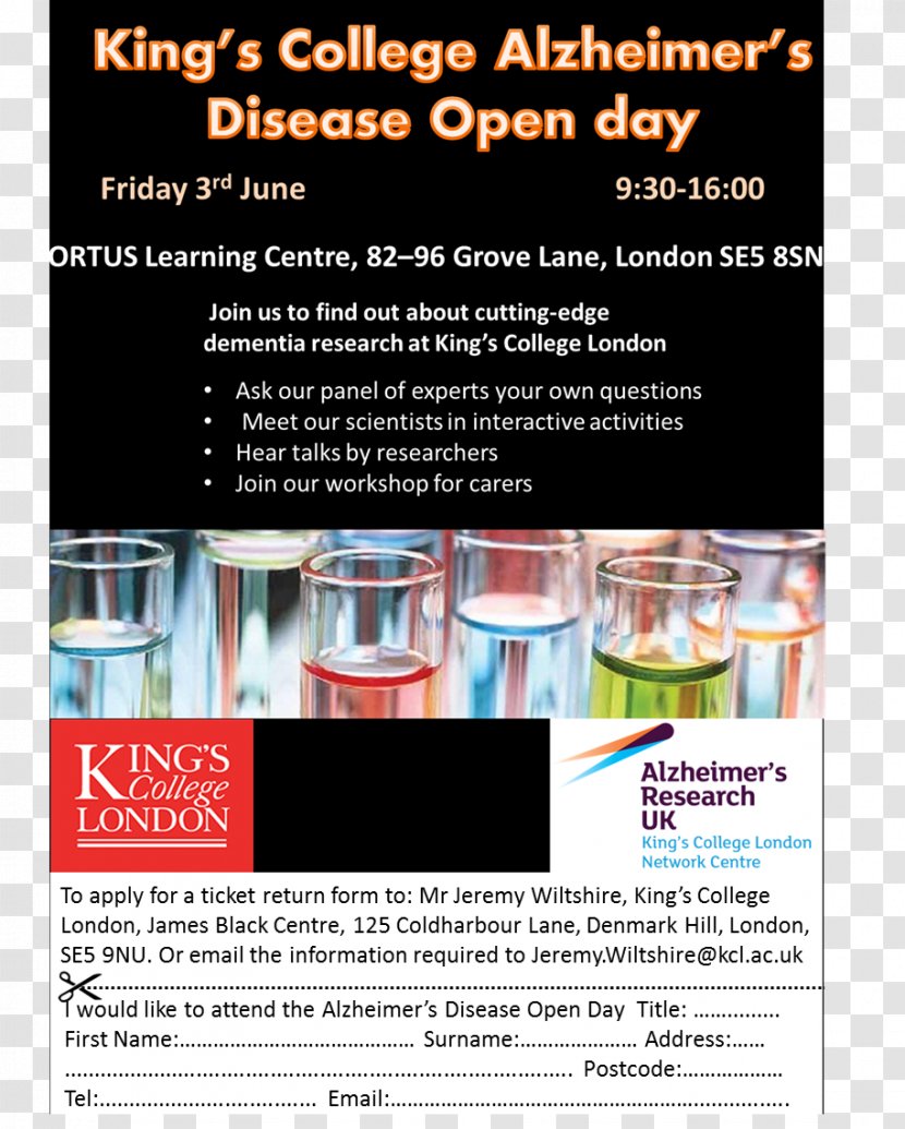 King's College London Camberwell The - United Kingdom - Flyers Transparent PNG