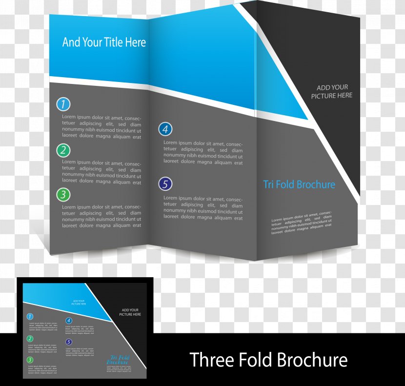 Brochure Template Printing Mockup Brand - Pamphlet Transparent PNG