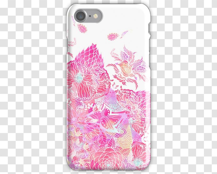 Mobile Phone Accessories IPhone 8 Visual Arts Boho-chic - Pink M - Boho Pattern Transparent PNG