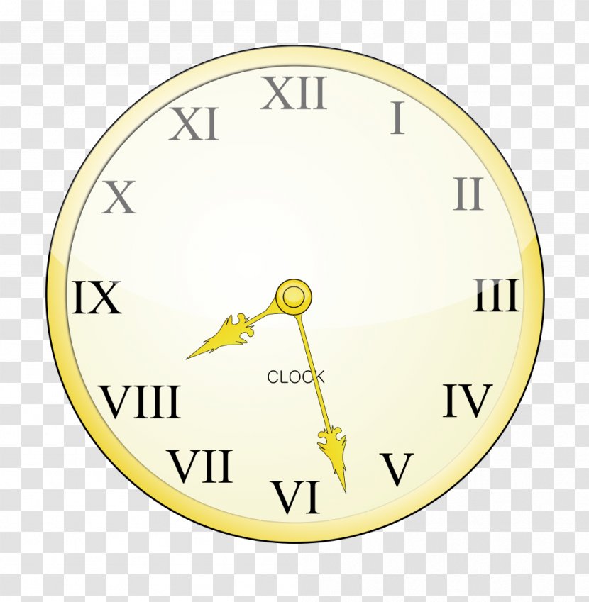 Roman Numerals Clock Face Numeral System Number - Radix Transparent PNG