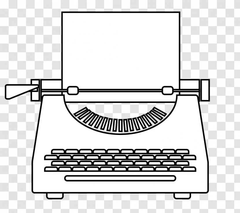 Rectangle White Font - Typewriter Transparent PNG