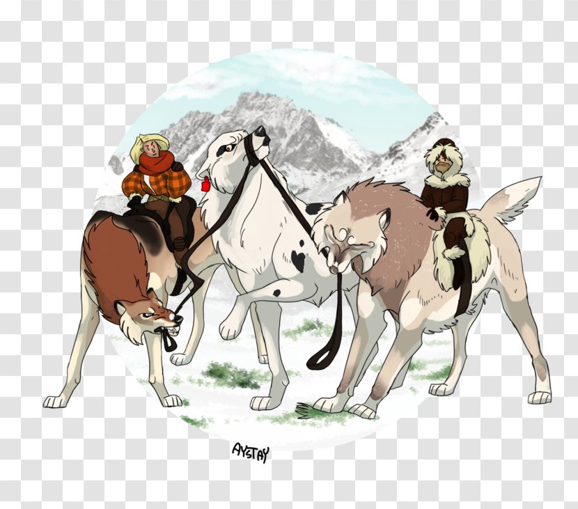 Dog Horse Donkey Pack Animal Cartoon - Carnivoran Transparent PNG