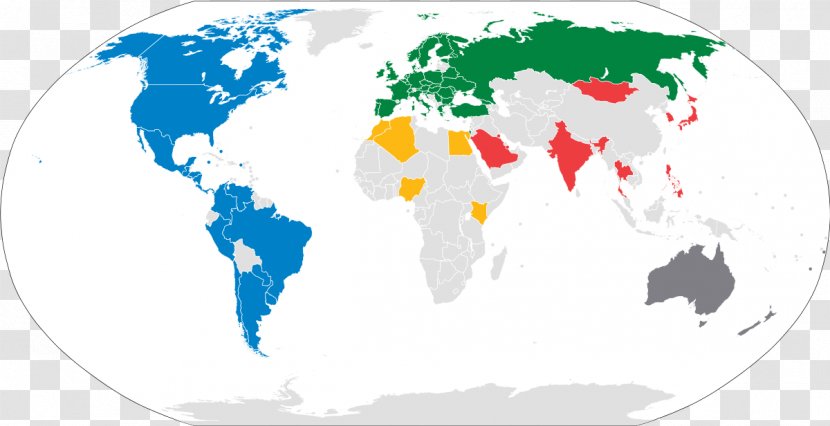 Rugby Union World Map - Team Sport Transparent PNG