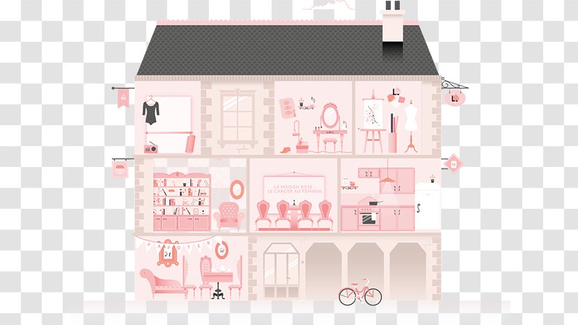La Maison Rose House Home Abri De Jardin Apartment - Illustration Transparent PNG