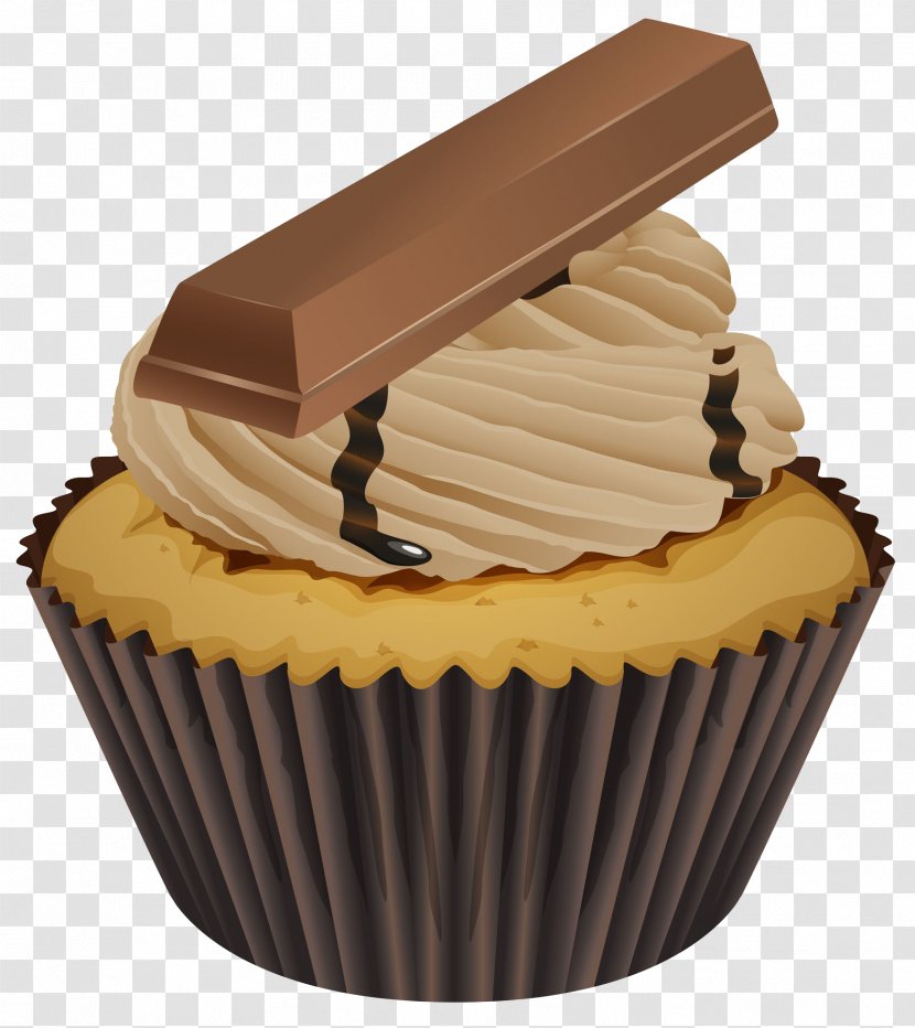 Chocolate Truffle Cupcake Muffin Cake - Royaltyfree Transparent PNG