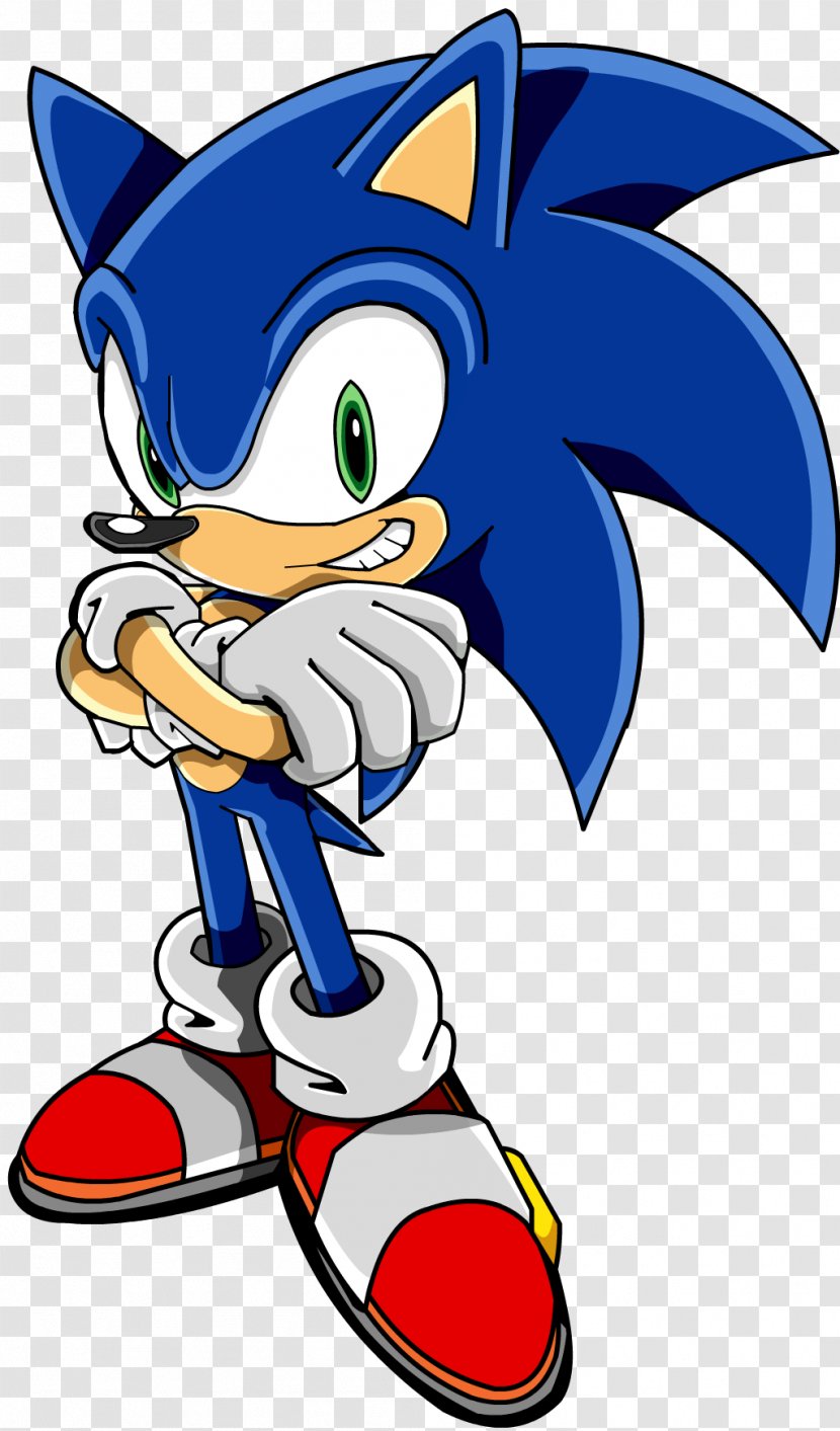 Sonic The Hedgehog 2 Adventure SegaSonic Rush - Artwork - Vector Shading Transparent PNG