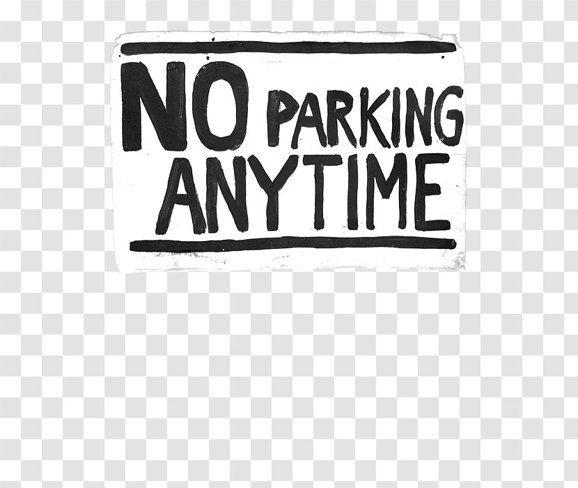 Brand Logo White Font - No Parking Transparent PNG