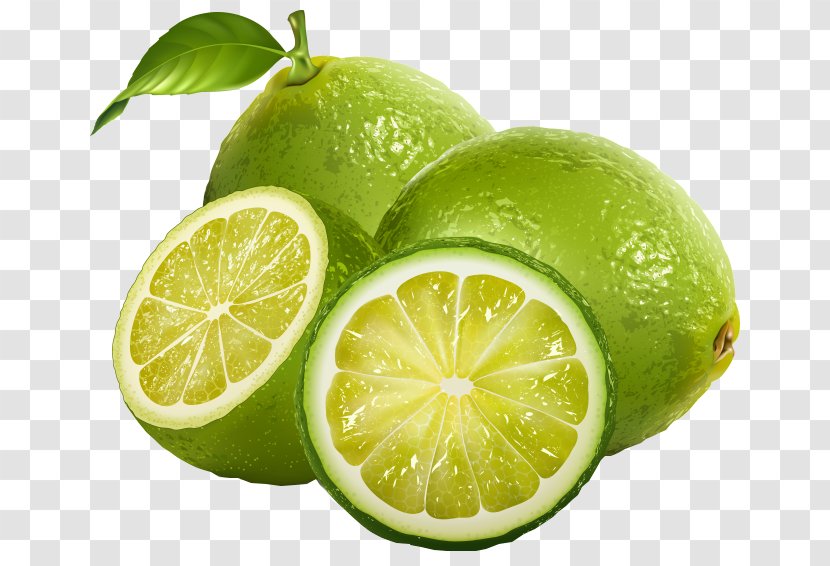 Juice Lemon Lime Illustration - Citron - HD Green Transparent PNG