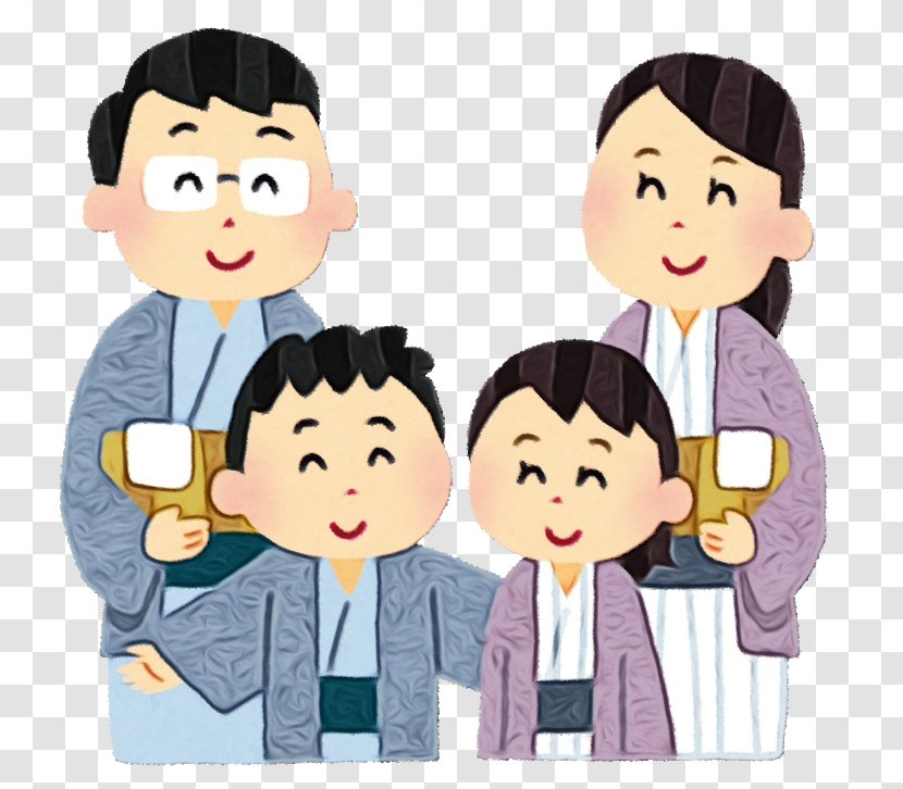 Cartoon People Interaction Clip Art Gesture - Animated - Child Sharing Transparent PNG