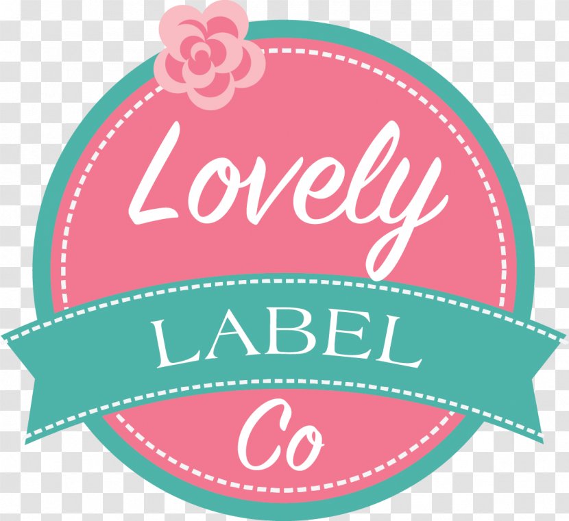 Label Sticker Logo Product Brand - Pink M - Text Transparent PNG