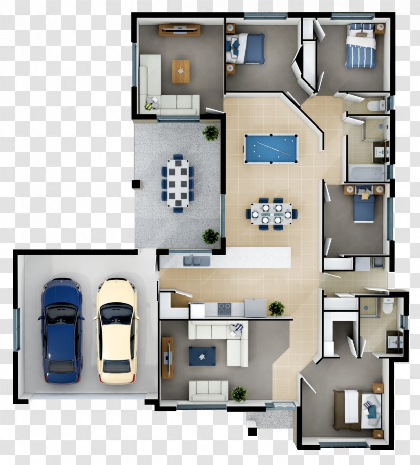 Floor Plan House Prefabricated Home - And Lot Transparent PNG