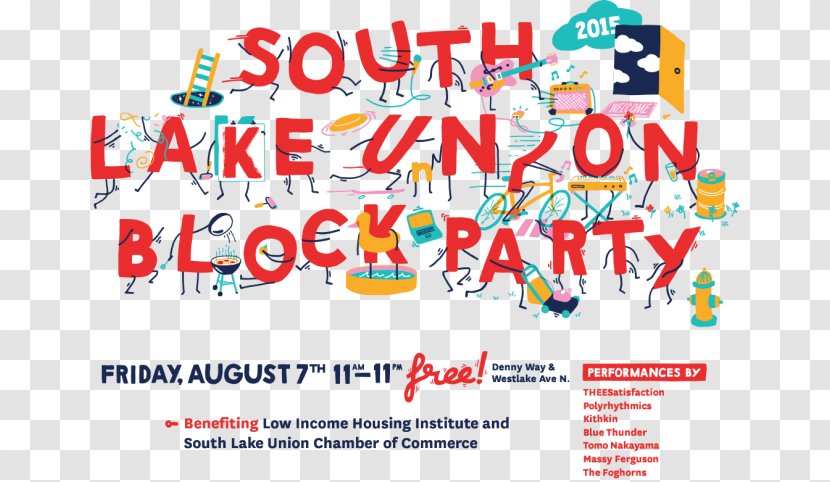 Hum Creative South Lake Union Clip Art Illustration Brand - Party Transparent PNG