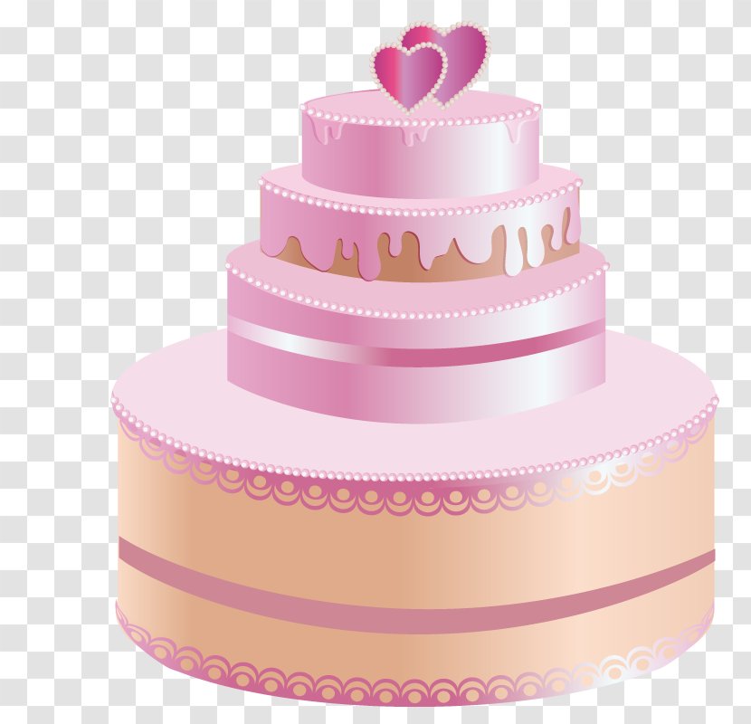 Champagne Wedding Cake Torte Icing - Bottle - Cakes Transparent PNG