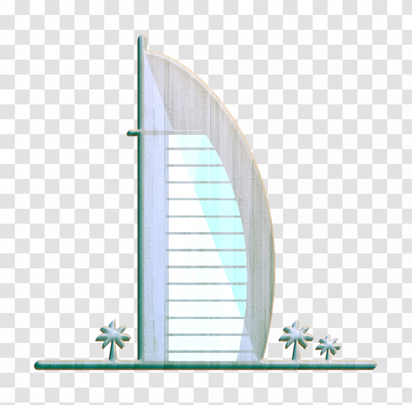 Landmarks Icon Burj Al Arab Icon Dubai Icon Transparent PNG