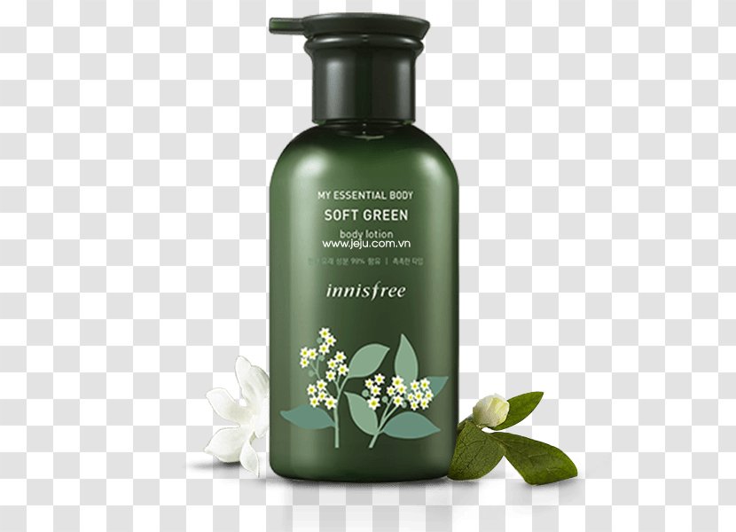 Lotion Innisfree Cleanser Perfume Green Body - 3CE Transparent PNG