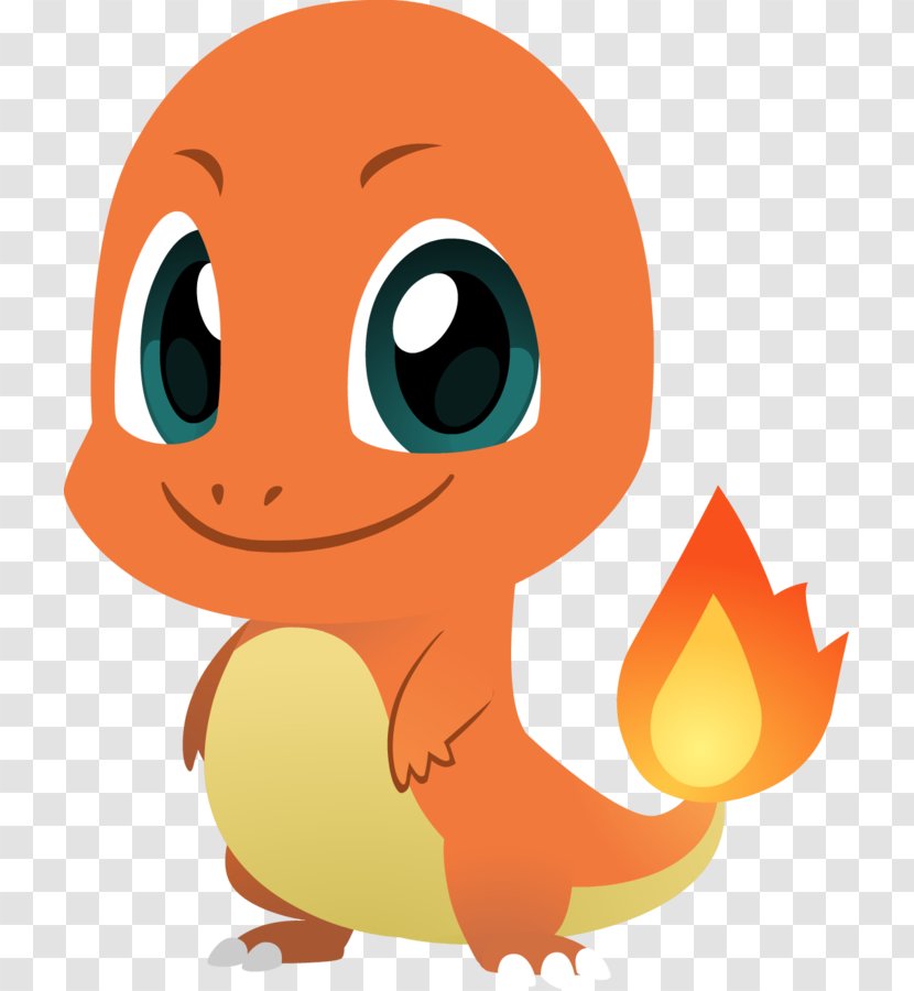 Clip Art Illustration Cartoon Nintendo Image - Charmander - Drawing Of Pokemon Transparent PNG