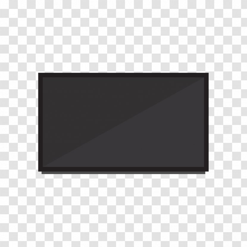 Brand Angle Pattern - Black Wall TV Transparent PNG