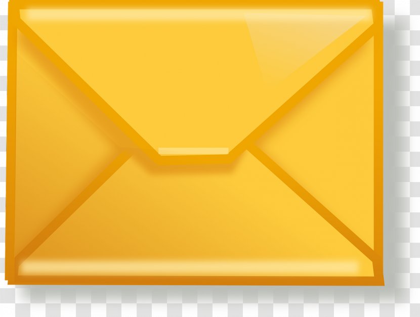 Cartoon Pixabay Illustration - Letter - Yellow Envelope Transparent PNG