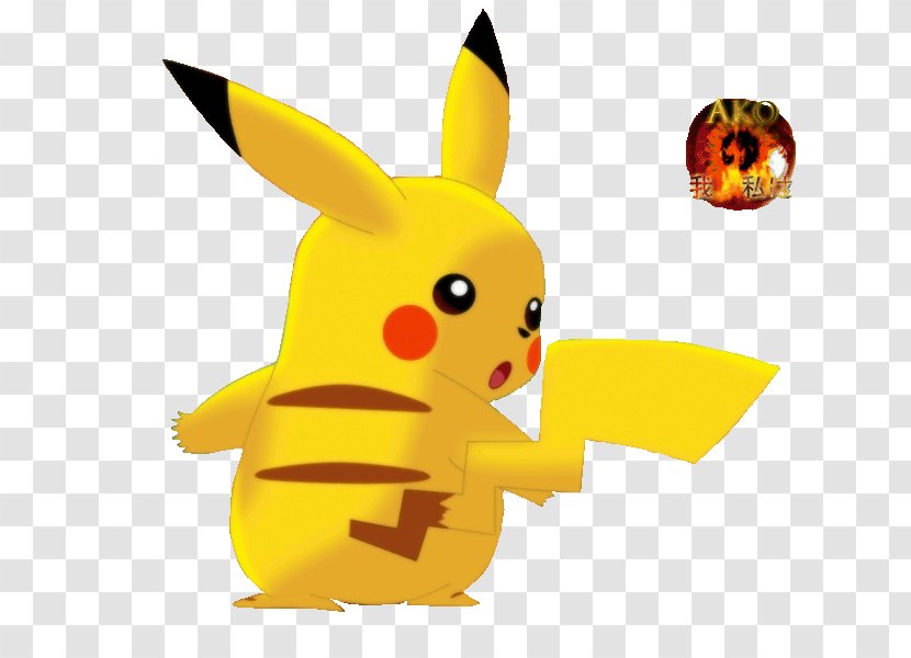 Hey You, Pikachu! Ash Ketchum Pokémon HeartGold And SoulSilver FireRed LeafGreen - Rabbit - Pikachu Transparent PNG