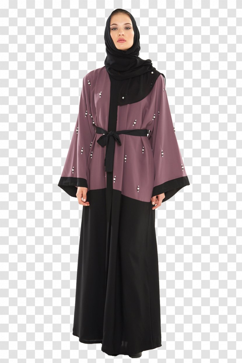 Abaya Robe Black Clothing Shayla - Dress Transparent PNG