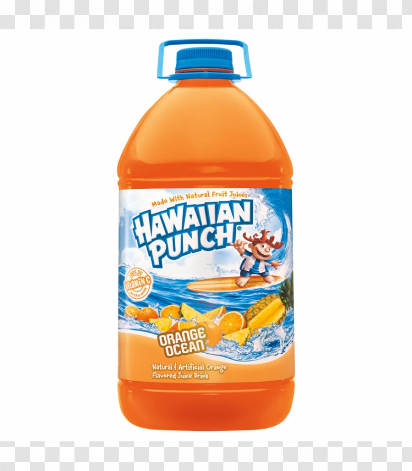 Hawaiian Punch Orange Juice Fizzy Drinks - Liquid - Papaya Transparent PNG