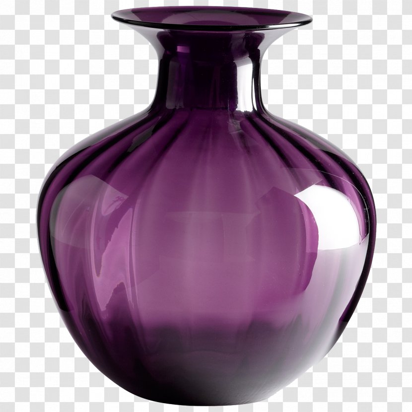 Vase Glass Purple Decorative Arts Living Room Transparent PNG