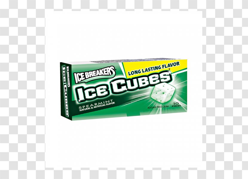 Chewing Gum Mentha Spicata Ice Breakers Mint Cube - Extra Transparent PNG